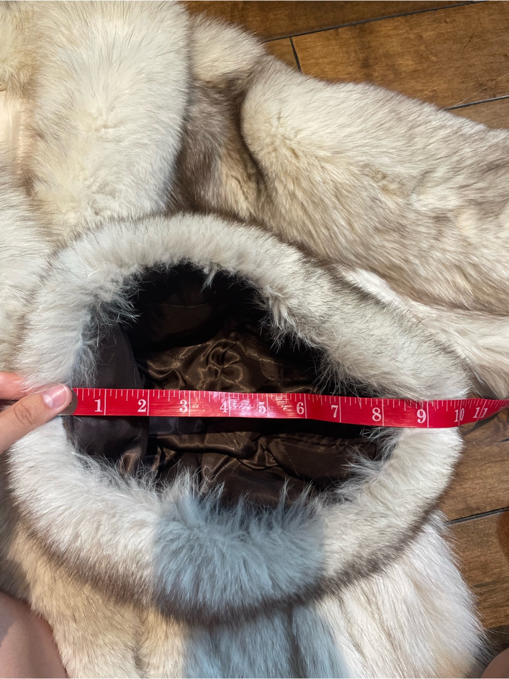 Saga Furs Fox Fur Coat with Matching Hat - Picture 10 of 12